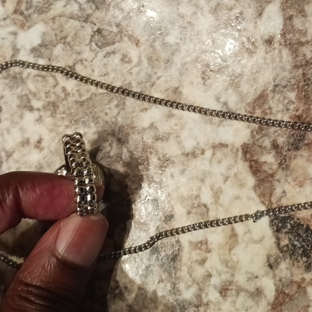 SAPPHIRE NECKLACE AND RING SET - Picture 4 of 4